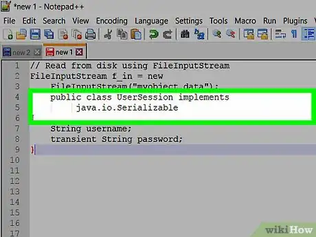 Image titled Serialize an Object in Java Step 3