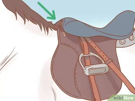 Image titled Put on an English Saddle Properly Step 13
