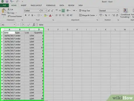 Image titled Create a Slicer in an Excel Document Step 3