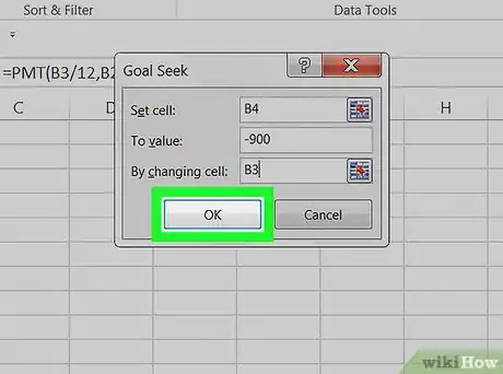 Image titled Use Goal Seek in Excel on PC or Mac Step 9