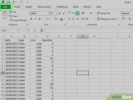 Image titled Create a Slicer in an Excel Document Step 2