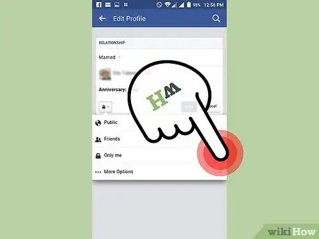 Image titled Change Your Relationship Status on Facebook Step 8