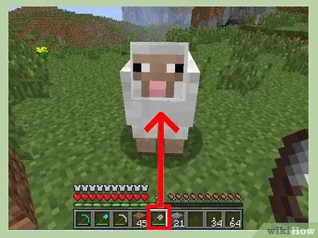 Image titled Shear a Sheep on Minecraft Step 3