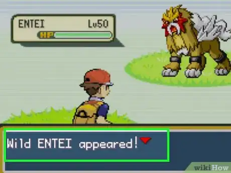Image titled Catch Entei Without a Master Ball in Pokémon FireRed or LeafGreen Step 1