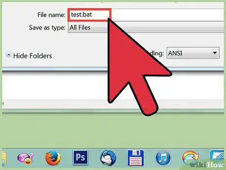 Image titled Shut Down a Computer Using Notepad Step 7