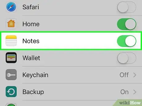 Image titled Store iPhone Notes to Your iPhone Only Step 18