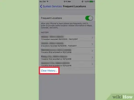 Image titled Clear Your Frequent Location History on an iPhone Step 6