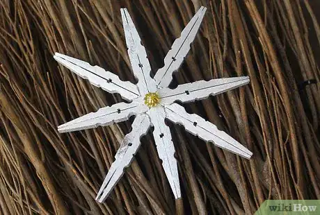 Image titled Make Wooden Snowflakes Step 13
