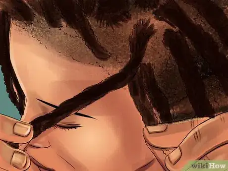 Image titled Dreadlock Straight Hair Step 11