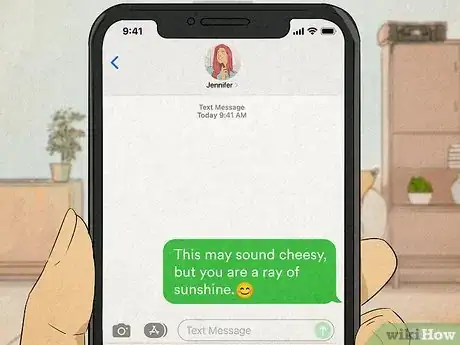 Image titled Be Nice to a Girl over Text Step 2