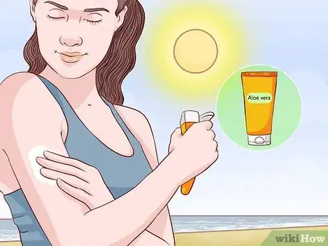 Image titled Treat Sunburn with Natural Remedies Step 1