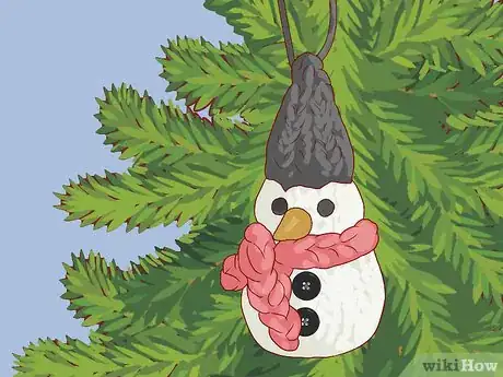 Image titled Knit Snowman Ornaments Step 31