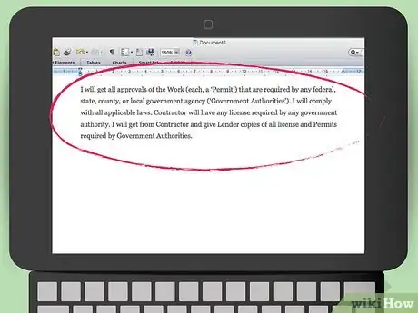 Image titled Draft a Construction Loan Agreement Step 10