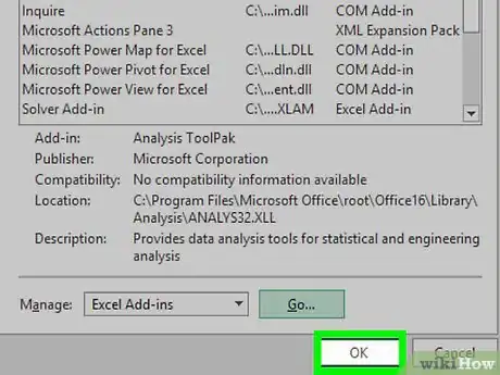 Image titled Download Data Analysis for Excel on PC or Mac Step 13