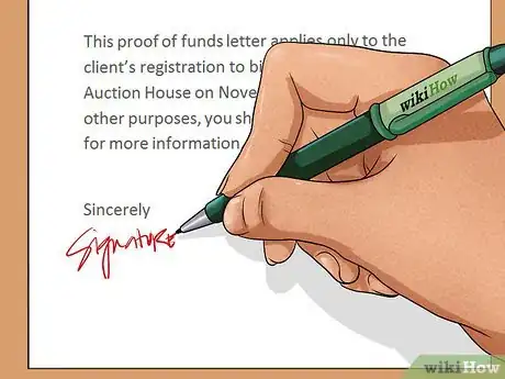Image titled Write a Proof of Funds Letter Step 8