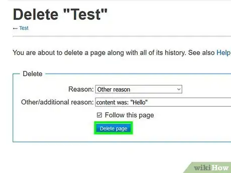 Image titled Delete Pages on a MediaWiki Wiki Step 8