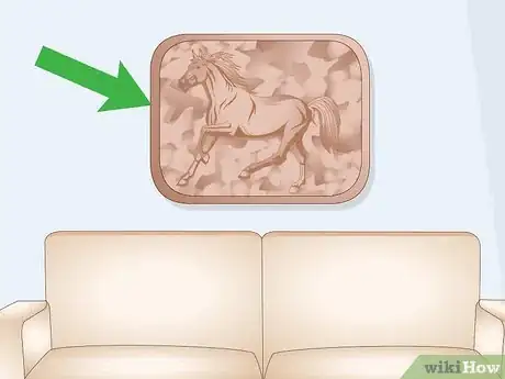 Image titled Decorate the Wall Behind a Couch Step 2