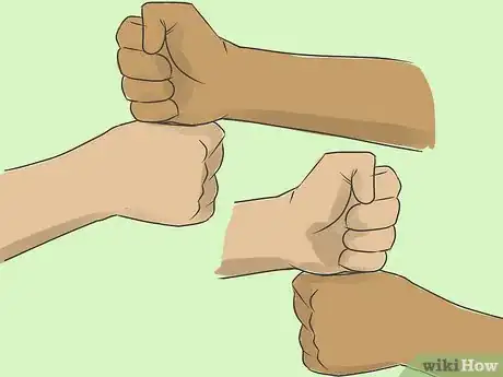 Image titled Do the Knothole Freedom Fighter Handshake Step 2