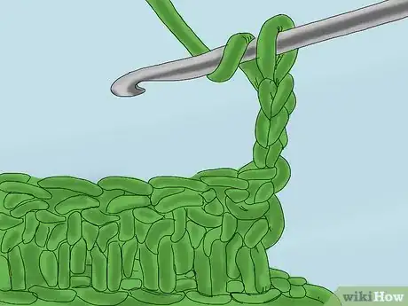 Image titled Crochet Petal Cone Edging Step 12