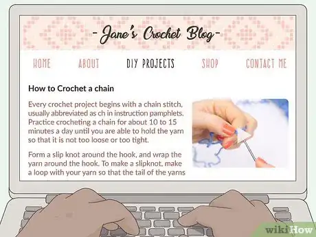 Image titled Write a Crochet Blog Step 3