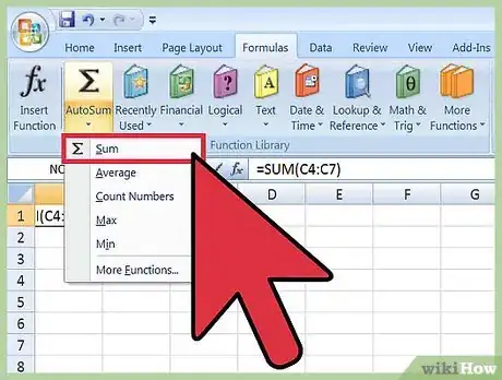 Image titled Use Summation Formulas in Microsoft Excel Step 3