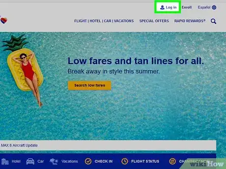 Image titled Cancel a Southwest Airlines Flight Step 1
