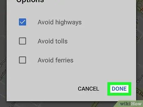 Image titled Avoid Highways on Google Maps on Android Step 10