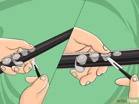 Image titled Identify Leaking Pads on Your Woodwind Instrument Step 9