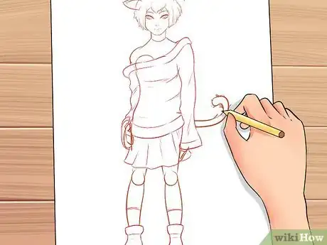 Image titled Draw Cat Girls Step 5