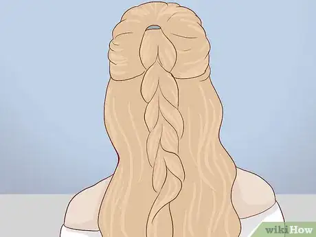 Image titled Make a Half‐Up Fishtail Ponytail Step 18