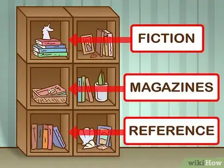 Image titled Decorate a Bookshelf Step 7