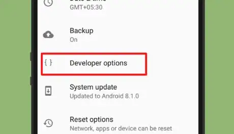 Image titled  Tap on Developer options.png