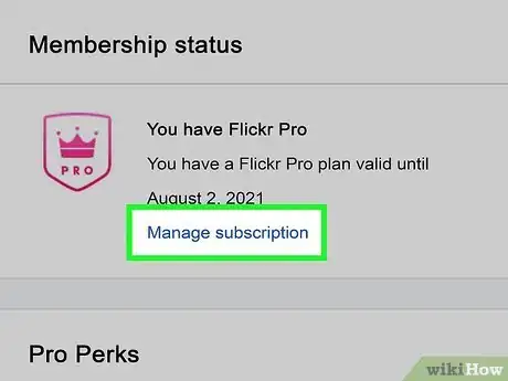 Image titled Cancel Flickr Pro Step 4