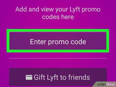 Image titled Apply a Lyft Credit Code Step 4