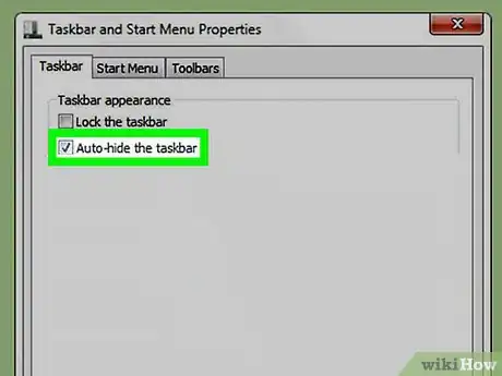 Image titled Hide the Windows Taskbar Step 7