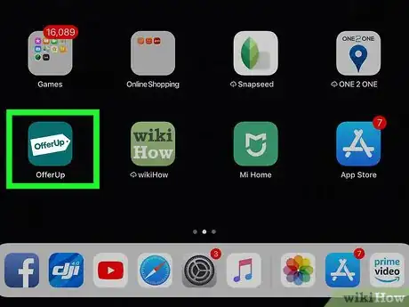 Image titled Ship an Item Using OfferUp on iPhone or iPad Step 1