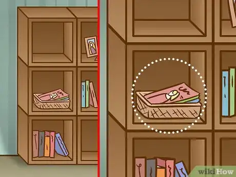Image titled Decorate a Bookshelf Step 3
