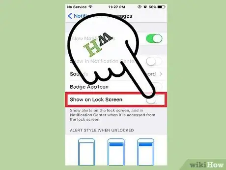 Image titled Turn Off Message Notifications on an iPhone Step 7