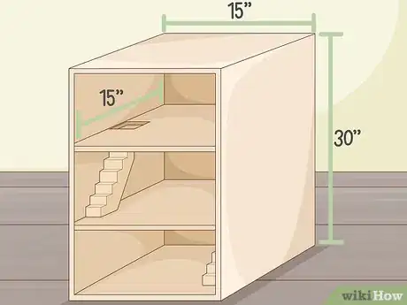 Image titled Make a Doll House Into a Hamster Cage Step 1