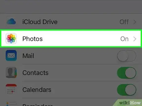 Image titled Disable Automatic iCloud Uploads of New Photos on an iPhone Step 3