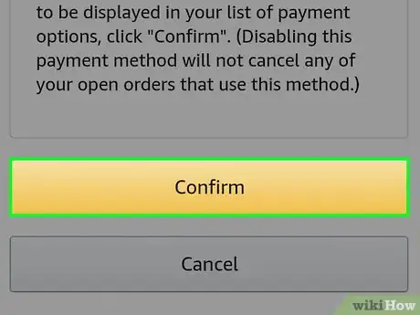 Image titled Delete a Credit Card from Amazon on iPhone or iPad Step 6