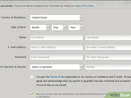 Image titled Activate World of Warcraft Account Step 3