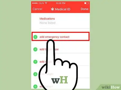 Image titled Set Up the Health App on iPhone to Provide Information in a Medical Emergency Step 6