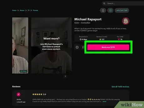 Image titled Order a Celebrity Message on Cameo Step 2