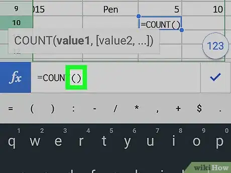 Image titled Count Cells on Google Sheets on Android Step 6