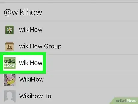 Image titled Tag a Facebook Business Page on iPhone or iPad Step 4