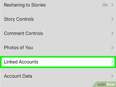 Image titled Connect Instagram to Facebook Step 4