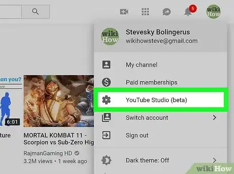 Image titled Take Your Video Off YouTube Step 3
