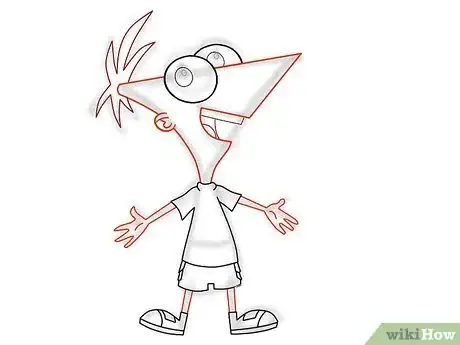 Image titled Draw Phineas Flynn from Phineas and Ferb Step 29