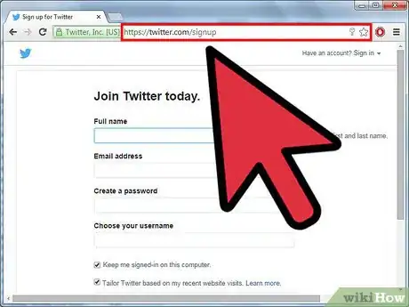 Image titled Effectively Advertise Your Business on Twitter for Free Step 1